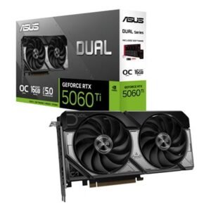 ASUS Dual GeForce RTX 5060 Ti 16GB GDDR7 OC (DUAL-RTX5060TI-O16G) – product image