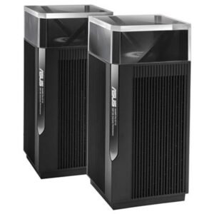 ASUS ZenWiFi Pro ET12 AXE11000 Wi‑Fi 6E Mesh System (2‑pack) – Black – product image