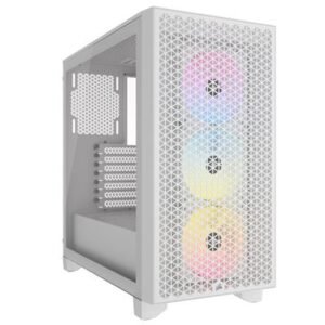 CORSAIR 3000D RGB AIRFLOW White Mid-Tower Case – product image