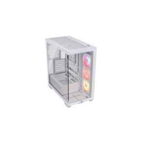 CORSAIR 3500X LX‑R RGB iCUE LINK Mid‑Tower PC Case – White – product image