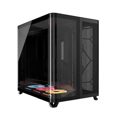 CORSAIR AIR 5400 LX-R RGB iCUE LINK Black Mid-Tower Case – product image