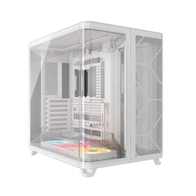 CORSAIR AIR 5400 LX-R RGB iCUE LINK White Mid-Tower Case – product image