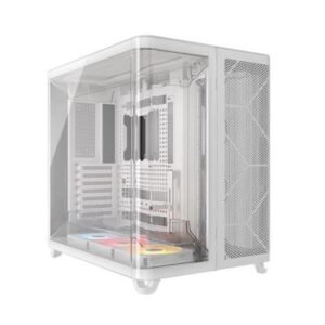 CORSAIR AIR 5400 RS-R ARGB White Mid-Tower Case – product image