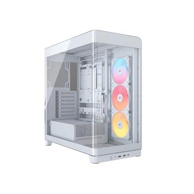 CORSAIR FRAME 4500X RS-R ARGB Panoramic Glass Mid-Tower Case - White – product image