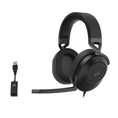 CORSAIR HS65 SURROUND Wired Gaming Headset — Carbon – product image
