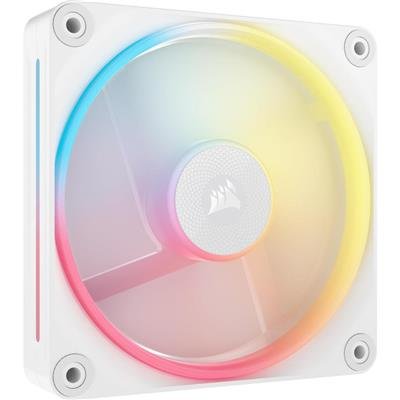 CORSAIR iCUE LINK LX120‑R RGB 120mm PWM Reverse Fan — White (Single) – product image
