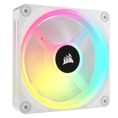 CORSAIR iCUE LINK QX120 RGB 120mm Fan — White (1‑Pack Expansion Kit) – product image
