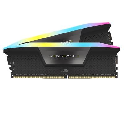 CORSAIR VENGEANCE RGB DDR5 64GB (2x32GB) 6000MHz Black – product image