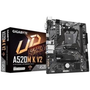 GIGABYTE A520M K V2 AM4 Micro-ATX Motherboard – product image