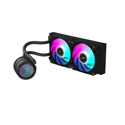 GIGABYTE AORUS WATERFORCE II 240 AIO Liquid CPU Cooler (240mm, 2×120mm ARGB) – product image