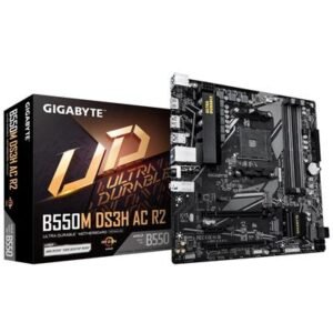 GIGABYTE B550M DS3H AC R2 Micro ATX Motherboard (AM4, B550) – product image