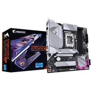 GIGABYTE B760M AORUS ELITE WIFI6E GEN5 mATX Motherboard (LGA1700, DDR5) – product image