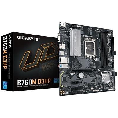 GIGABYTE B760M D3HP LGA1700 mATX DDR5 Motherboard – product image