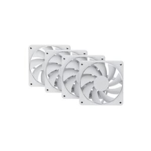 HYTE FA12 120mm Case Fans Snow White (4-Pack) – product image