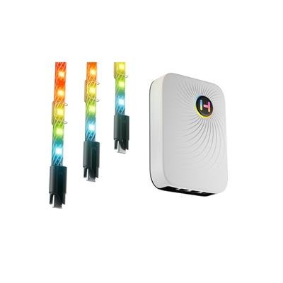HYTE LS10 qRGB LED Light Strips 330mm (3‑pack) + NP50 – product image