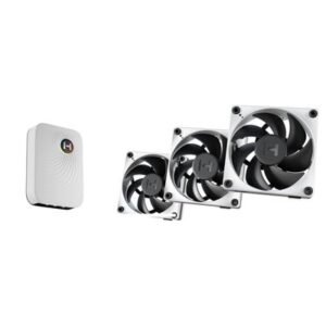 HYTE THICC FP12 120 mm PWM Fan 3‑Pack with Nexus Portal NP50 – product image