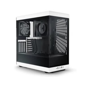 HYTE Y40 Mid Tower PC Case – Snow White (Tempered Glass, PCIe 4.0 Riser) – product image