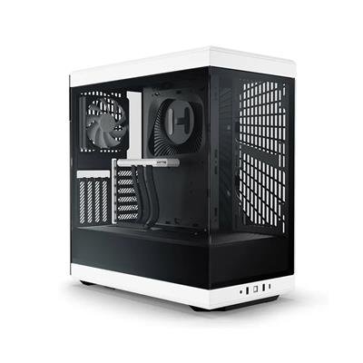 HYTE Y40 Mid Tower PC Case – Snow White (Tempered Glass, PCIe 4.0 Riser) – product image
