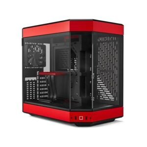 HYTE Y60 Mid-Tower ATX Case — Red/Black – product image