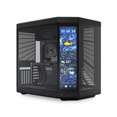 HYTE Y70 touch infinite Case — Pitch Black – product image