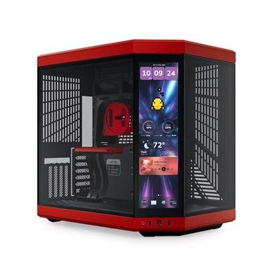HYTE Y70 Touch Infinite Mid-Tower Case — Black Cherry – product image