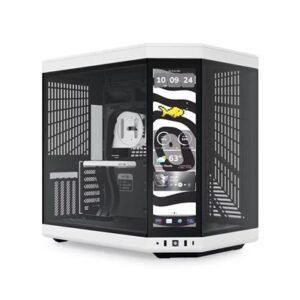 HYTE Y70 Touch Infinite Mid-Tower Case — Panda (14.9in Touchscreen, ATX) – product image