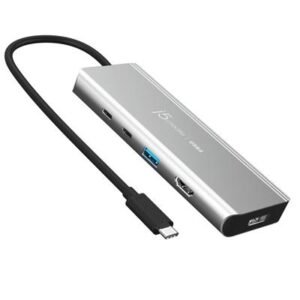 J5CREATE JCD401 USB4 Dual 4K Multi‑Port Hub (85W PD) – product image