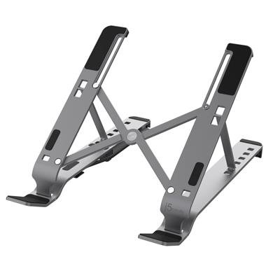 J5CREATE JTS223 Laptop Stand with USB 4‑Port Hub (Space Gray) – product image