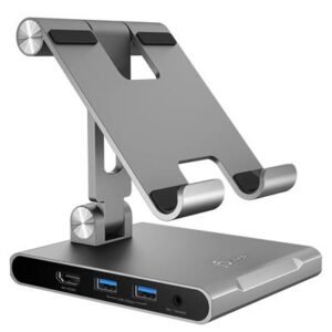 J5CREATE JTS224 Multi-Angle Stand with Docking Station for iPad Pro – product image