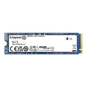 KINGSTON NV3 PCIe 4.0 NVMe M.2 2280 SSD 4TB (SNV3S/4000G) – product image