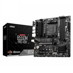 MSI B550M PRO-VDH AM4 Micro-ATX Motherboard (B550, DDR4, PCIe 4.0) – product image