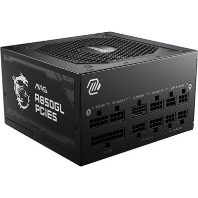 MSI MAG A850GL PCIE5 850W 80 PLUS Gold Fully Modular Power Supply – product image