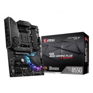 MSI MPG B550 GAMING PLUS ATX Motherboard (AM4, DDR4, PCIe 4.0) – product image