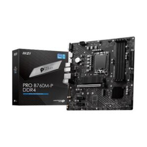 MSI PRO B760M-P DDR4 LGA1700 Micro-ATX Motherboard – product image