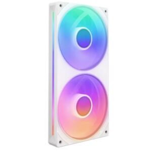 NZXT F240 RGB Core 240mm Single‑Frame RGB Dual‑Fan Unit — White – product image