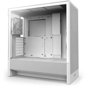 NZXT H5 Flow Compact Mid-Tower Case — White (CC-H52FW-01) – product image