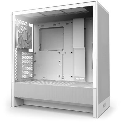 NZXT H5 Flow Compact Mid-Tower Case — White (CC-H52FW-01) – product image