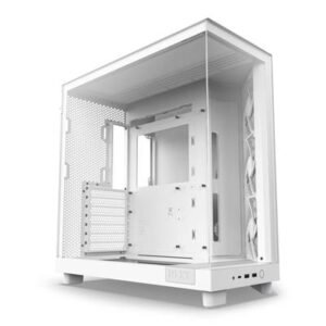 NZXT H6 Flow Mid-Tower Case — White – product image