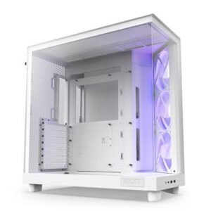 NZXT H6 Flow RGB Mid-Tower Case — White (CC-H61FW-R1) – product image