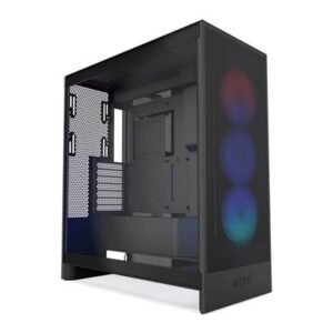 NZXT H7 Flow RGB Mid-Tower Case — Black (CM-H72FB-R1) – product image