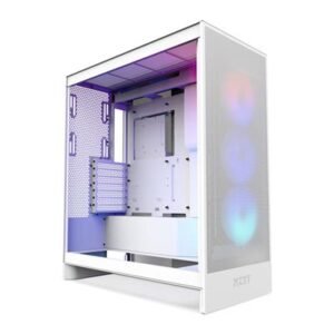 NZXT H7 Flow RGB Mid-Tower Case — White – product image