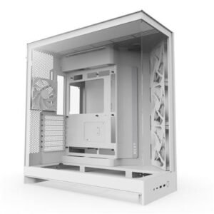 NZXT H9 Flow Mid-Tower ATX Case – White – product image
