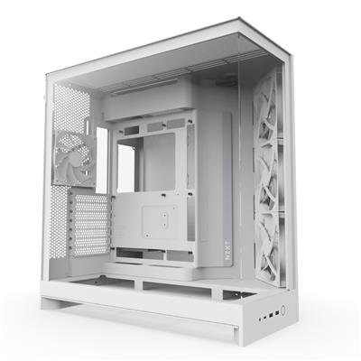 NZXT H9 Flow Mid-Tower ATX Case – White – product image