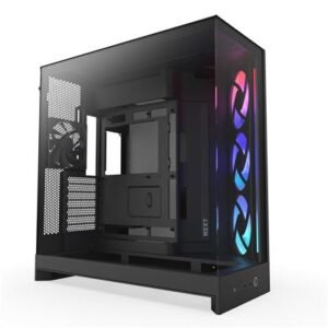 NZXT H9 Flow RGB Mid-Tower Case – Black – product image