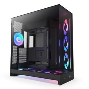 NZXT H9 Flow RGB+ Mid-Tower Case – Black – product image