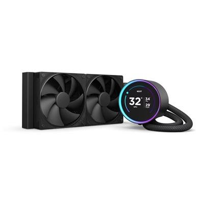 NZXT Kraken Elite 240 Liquid CPU Cooler with 2.72" IPS LCD (Black) – product image