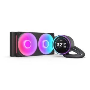 NZXT Kraken Elite 240 RGB AIO CPU Cooler (240mm) – Black, 2.72" IPS LCD – product image