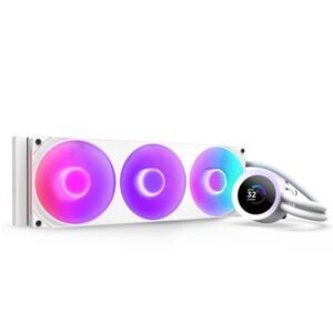 NZXT Kraken Elite 420 RGB 420mm AIO Liquid Cooler – White – product image