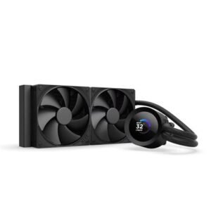 NZXT Kraken Plus 240 AIO CPU Cooler (Black) - 1.54-inch LCD – product image
