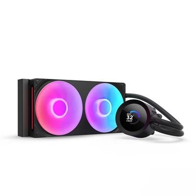 NZXT Kraken Plus 240 RGB AIO Liquid CPU Cooler (Black) – product image